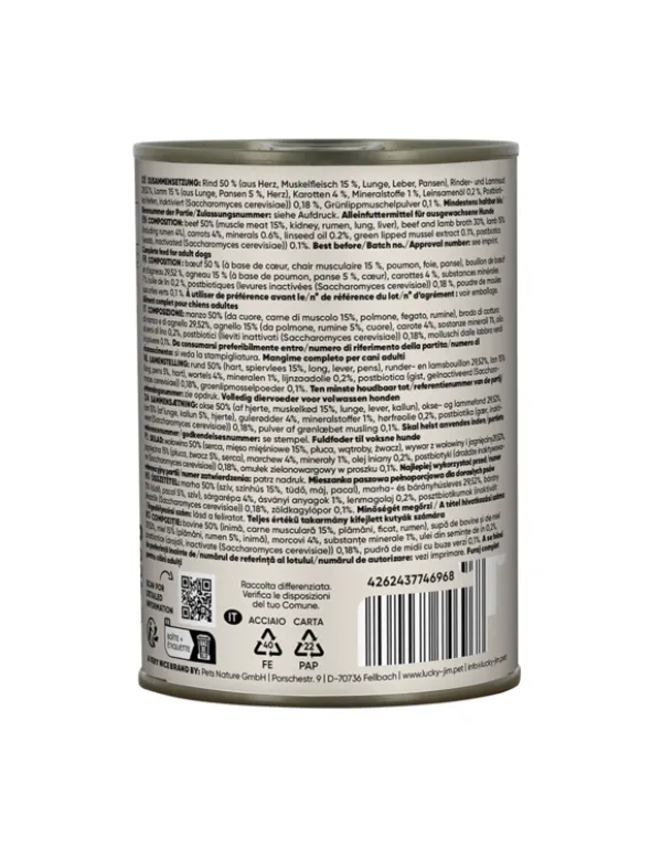 Lucky Jim Classic Adult Rind, Lamm 400g