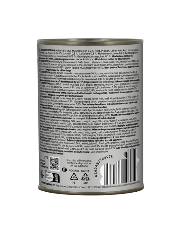 Lucky Jim Classic Senior Huhn, Geflügel 400g
