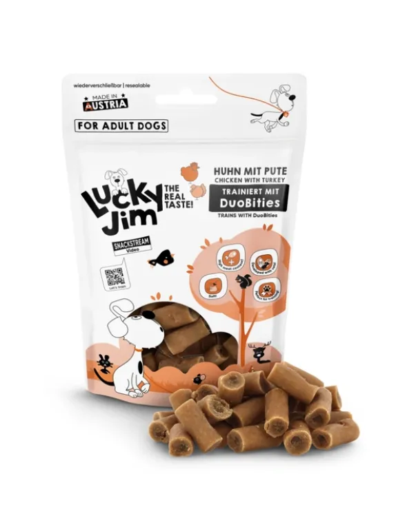 Lucky Jim DuoBities Huhn, Pute 70g