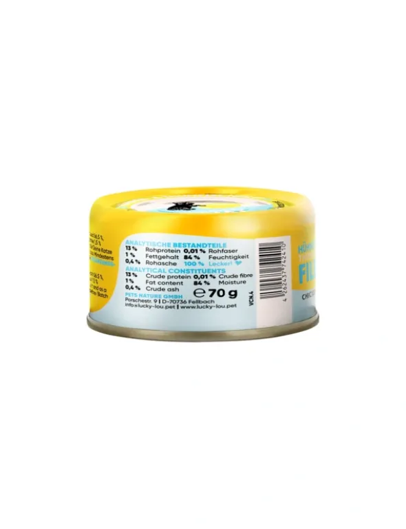 Lucky Lou Extrafood in Broth Hühner & Thunfischfilet 70g