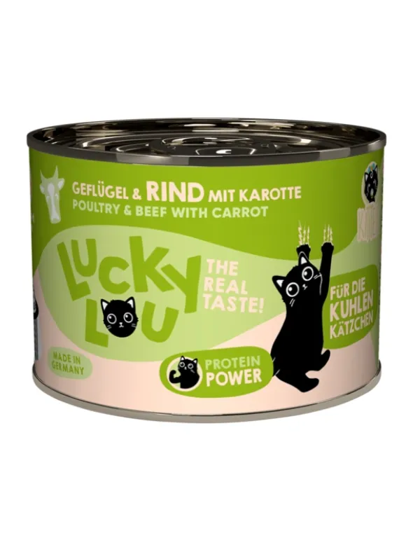 Lucky Lou Kitten Geflügel, Rind 200g