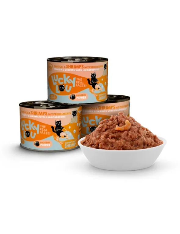 Lucky Lou Lifestage Adult Geflügel & Shrimps 200g