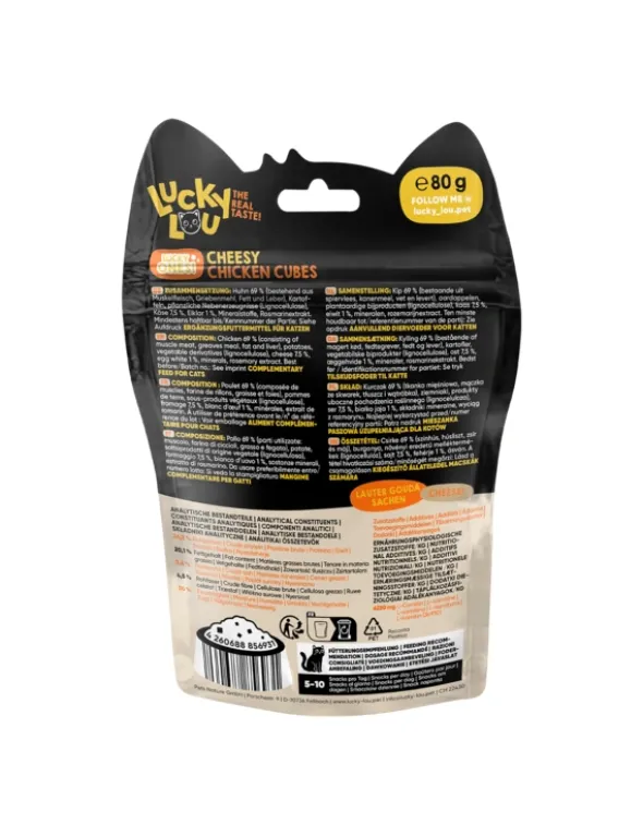 Lucky Lou Ones Cubes Käse & Huhn 80g