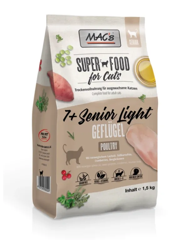 MAC's CAT 7+ Senior Light Geflügel 1,5kg