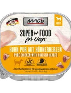 MAC's DOG Huhn pur mit Hühnerherzen 150g
