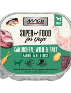 MAC's DOG Kaninchen, Wild & Ente 150g