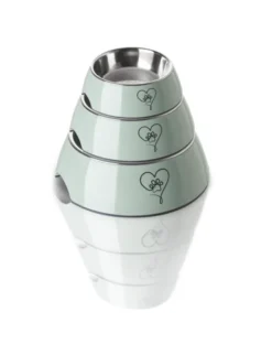 Melamin-Napf HeartPaw hellgrün 160 ml