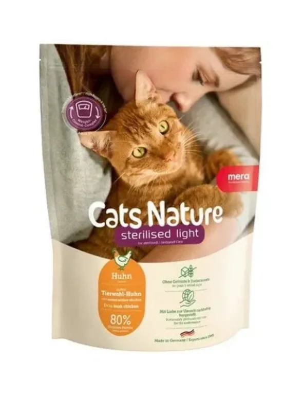 mera Cats Nature Sterilised / Light Huhn 400g
