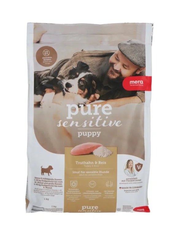 mera Pure Sensitive Puppy Truthahn & Reis 1kg