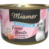 Miamor Feine Beute Kitten Huhn, Lachs 185g