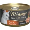 Miamor Feine Filets in Jelly Thun & Wachtelei 100g
