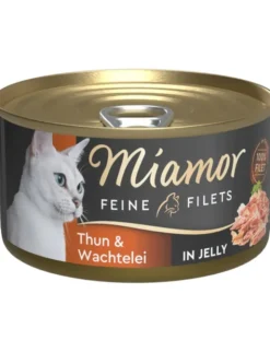 Miamor Feine Filets in Jelly Thun & Wachtelei 100g