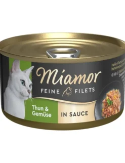 Miamor Feine Filets in Sauce Thunfisch & Gemüse 85g