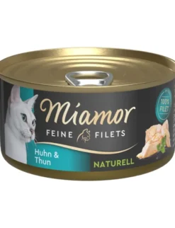 Miamor Feine Filets naturell Huhn & Thun 80g