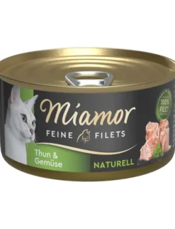 Miamor Feine Filets naturell Thun & Gemüse 80g
