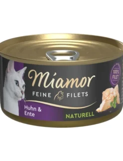 Miamor Feine Filets naturell Huhn & Ente 80g