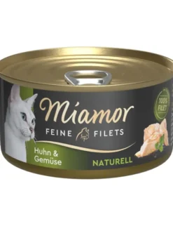 Miamor Feine Filets naturell Huhn & Gemüse 80g