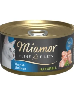 Miamor Feine Filets naturell Thun & Shrimps 80g