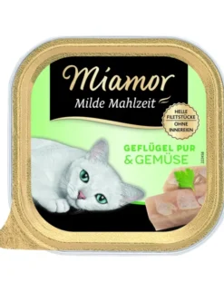Miamor Milde Mahlzeit Geflügel & Gemüse 100g