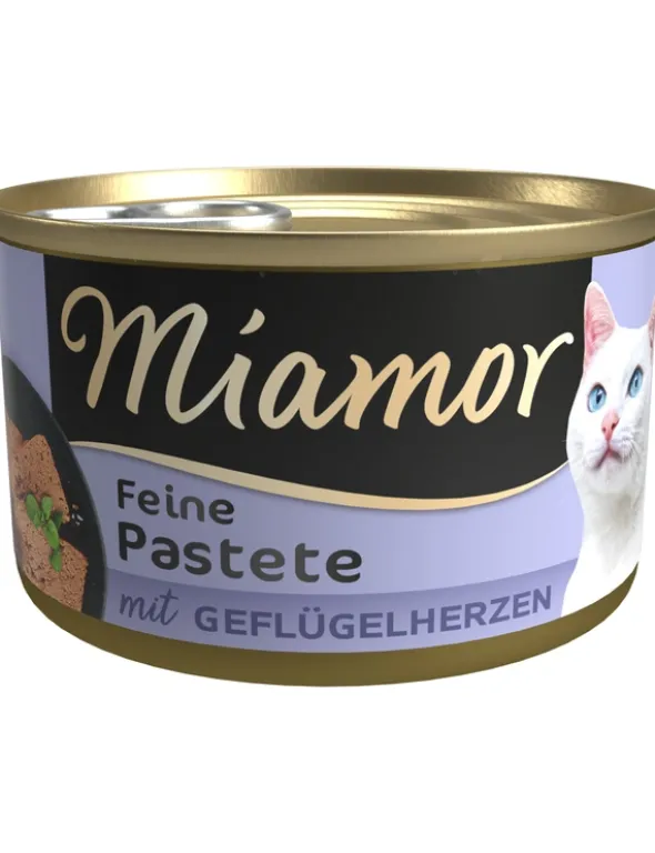 Miamor Pastete mit Geflügelherzen 85g