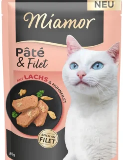 Miamor Paté & Filet Lachs 85g