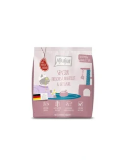 MjAMjAM Knusprige Mahlzeiten Senior frisches Lachsfilet & Geflügel 300g