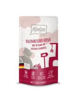 MjAMjAM Quetschie Hirsch & Truthahn mit Cranberries 125g