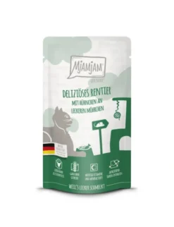 MjAMjAM Quetschie Rentier & Huhn mit Möhrchen 125g