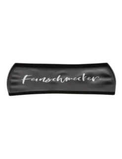 Napfunterlage Feinschmecker schwarz 48 x 30 cm