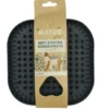 NATURplus Anti-Schling Schleckmatte grau 19 x 19 cm