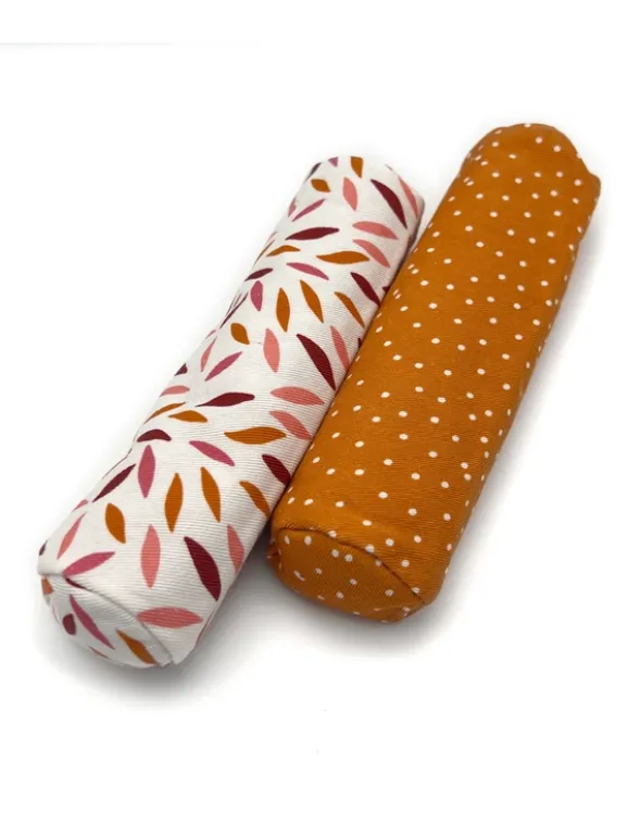 NATURplus Baldrian Spielrolle 2er orange, weiß Ø3,5 x 16 cm