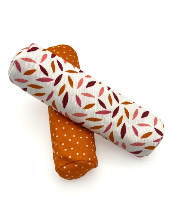 NATURplus Baldrian Spielrolle 2er orange, weiß Ø3,5 x 16 cm