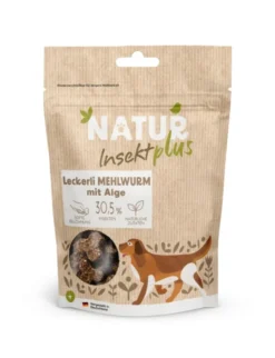 NATURplus Leckerli Mehlwurm mit Alge 125g