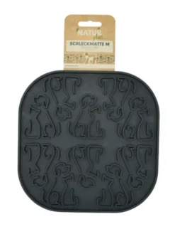 NATURplus Schleckmatte grau 19 x 19 cm