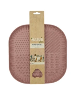 NATURplus Schleckmatte rosa 27 x 27 cm