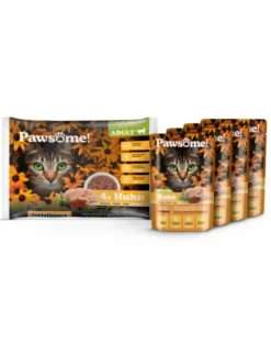 Pawsome! Adult 4er Flowpack Huhn 340g