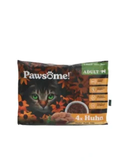 Pawsome! Adult 4er Flowpack Huhn 340g