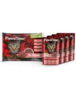 Pawsome! Adult 4er Flowpack Rind 340g