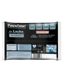 Pawsome! Junior 4er Flowpack Multipack 340g