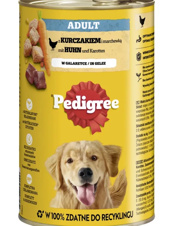 Pedigree Adult in Gelee mit Huhn und Karotten 1,2kg