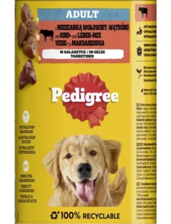 Pedigree Adult in Gelee mit Rind- und Lebermischung 1,2kg