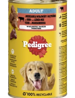 Pedigree Adult in Gelee mit Rind- und Lebermischung 1,2kg