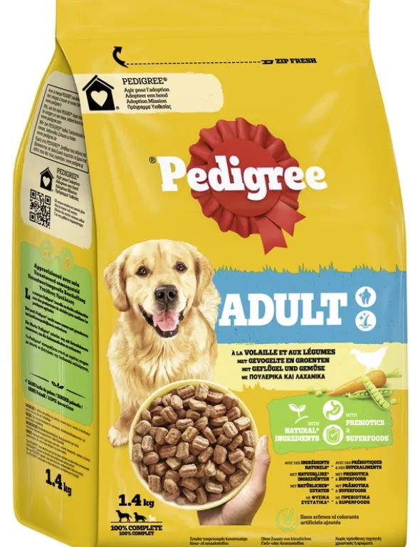 Pedigree Adult mit Geflügel und Gemüse 1,4kg