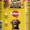 Pedigree Cuisine in Sauce mit Rind- und Lebermischung, Nudeln und Karotten 800g