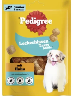 Pedigree Junior Leckerbissen Tasty Minis mit Huhn 125g