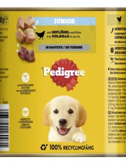 Pedigree Junior mit Geflügel und Reis 800g