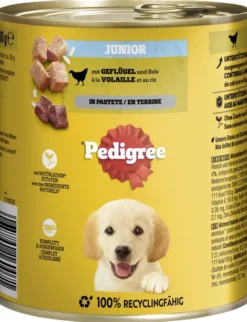 Pedigree Junior mit Geflügel und Reis 800g