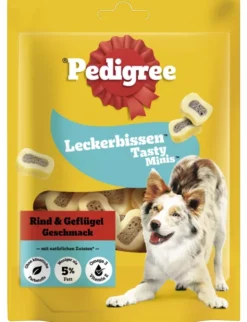 Pedigree Leckerbissen Tasty Minis Rind und Geflügel Geschmack 155g