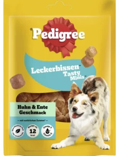 Pedigree Leckerbissen Tasty Minis Huhn und Ente Geschmack 130g