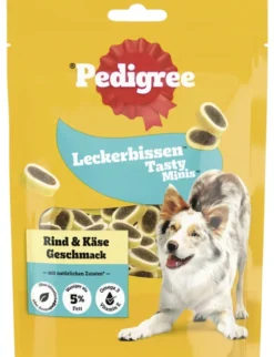 Pedigree Leckerbissen Tasty Minis Rind & Käse Geschmack 140g